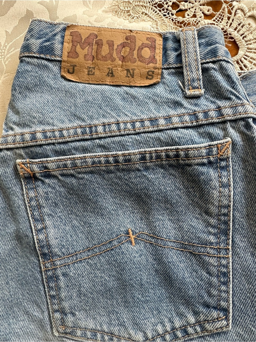 Mudd Light Blue Denim Flared Jeans, Size 7